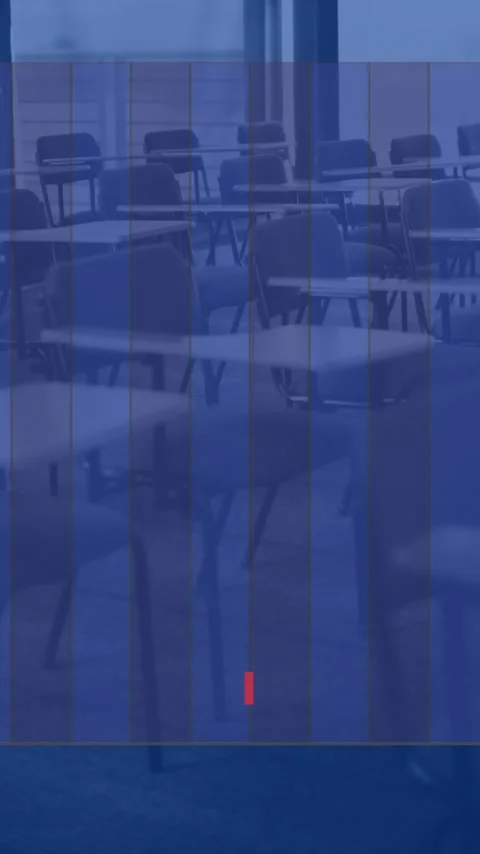 Animation of financial data processing over computers on desks in office and Stock Footage 344403508