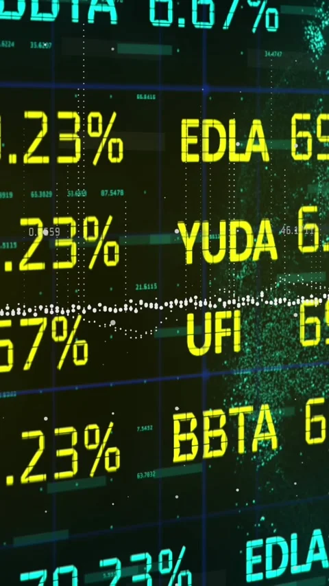 Animation of financial data processing over globe Stock Footage 344595116