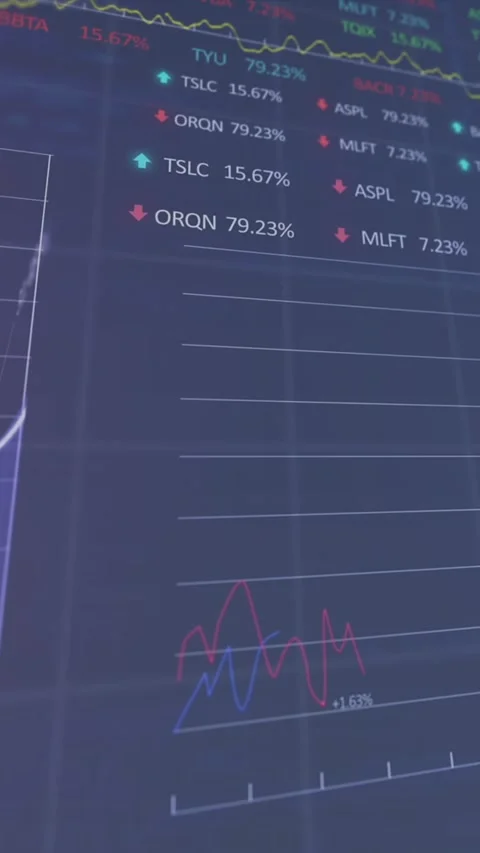 Animation of financial data processing over grid on purple background Stock Footage 344635972