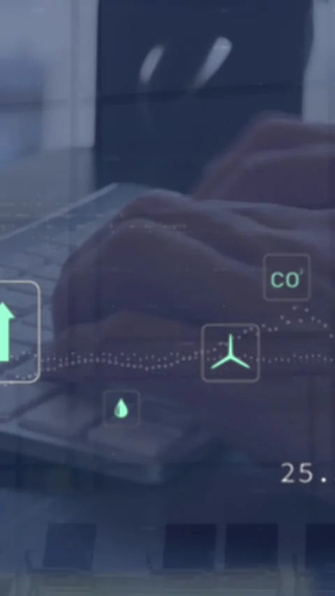 Animation of financial data processing over caucasian man using computer Stock Footage 344723096