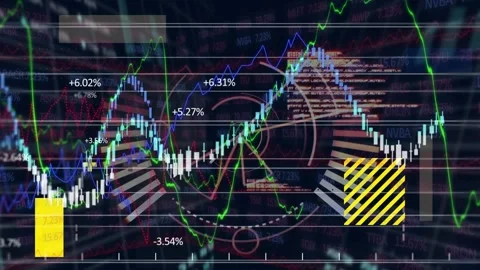 Animation of financial data processing w... | Stock Video | Pond5