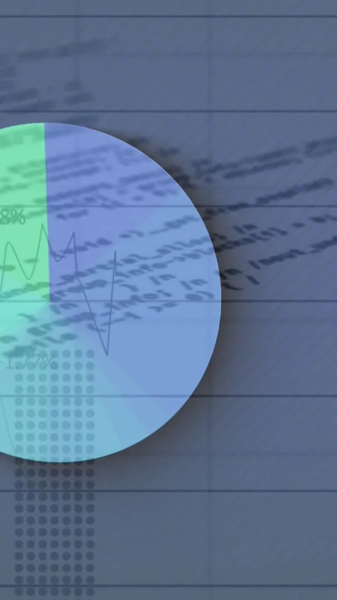 Animation of financial data processing on white background Stock Footage 344243977