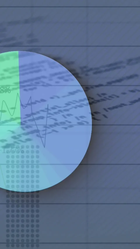 Animation of financial data processing on white background Stock Footage 344243978