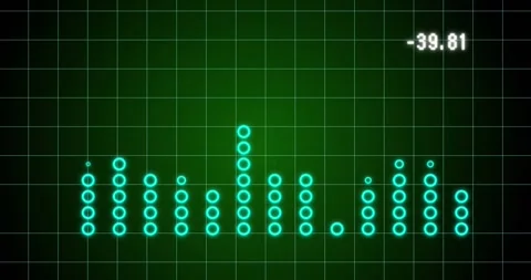 Animation of financial graph over green background Stock Footage 330783015