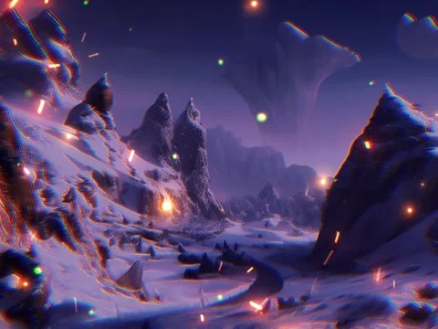 Animation Of Fireflies Flying In Forest Stock Video Pond5
