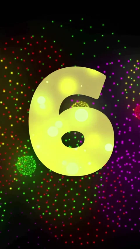 Animation of fireworks exploding on black background Video stock 343713379