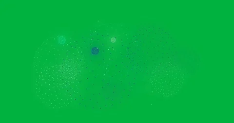 Animation of fireworks over transparent background Stock Footage 318202693