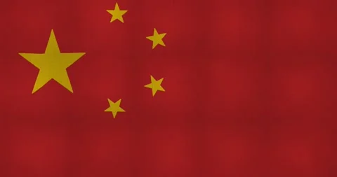 Animation flag of China that develops in the wind 動画素材 146944424