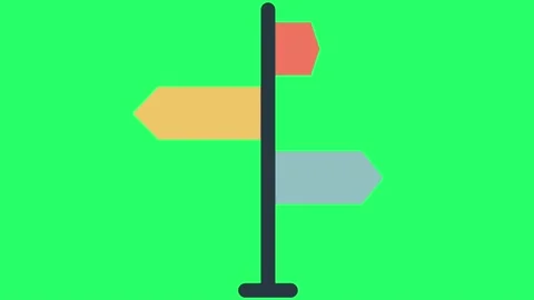 Animation flag isolate on green screen. Stock Footage 232360426