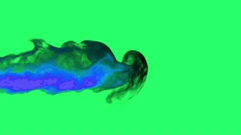 Animation flames fire bombs effects isolate on green screen. 	 库存影片 231088144