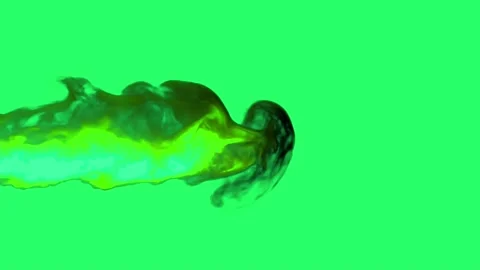 Animation flames fire bombs effects isolate on green screen. 	 库存影片 231088154