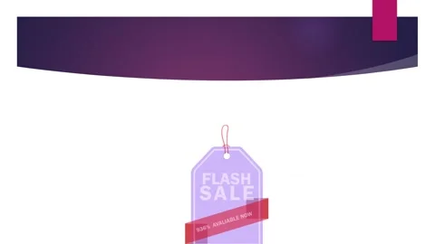 Animation Flash Sale Vídeos de archivo 333601590