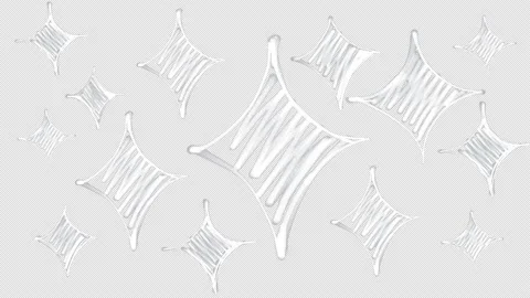 Animation of flickering sequins on a black screen. Stock Footage 200924887