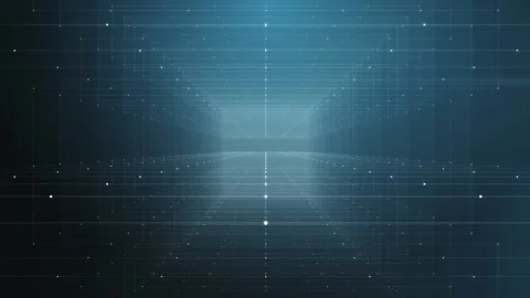 Animation of the flight through the technological tunnel Stock Footage 104571657