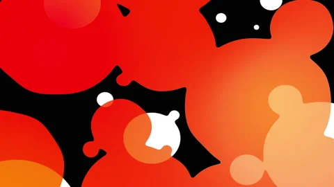 Animation of floating bubbles. Motion graphics. Видео 150488454