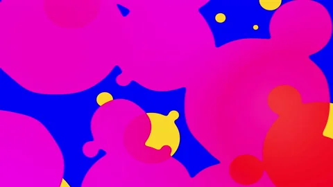 Animation of floating bubbles. Motion graphics. 스톡 동영상 150488952