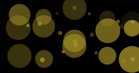 Animation of floating light spots on bla... | Stock Video | Pond5