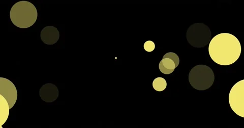Animation of floating light spots on bla... | Stock Video | Pond5