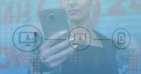 Animation of flowchart of icons and conn... | Stock Video | Pond5