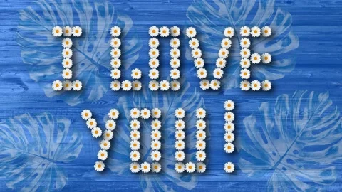 Animation of flowers. Stock Footage 135897554