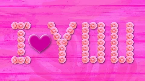 Animation of flowers. Stock Footage 135897555