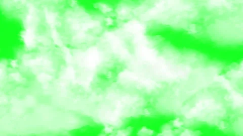 Animation - Flying Through The Clouds On The Green Screen Background Stock Footage 266909546