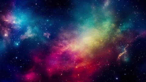 Animation Flying Through Space Vídeos de archivo 255272984