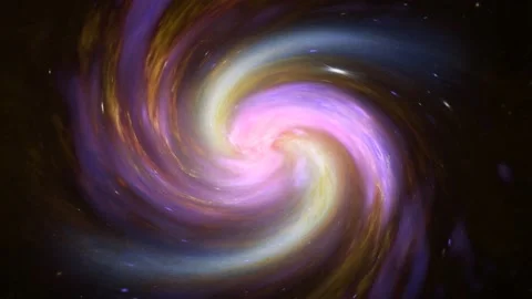 Animation in the form of a galaxy, space Stock Footage 166358191