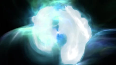 Animation of fractal light forms 스톡 동영상 157759708