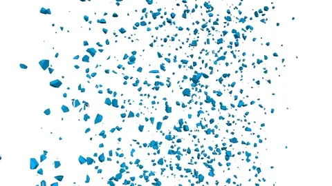 Animation Fragmented Code Stock Footage 98637724