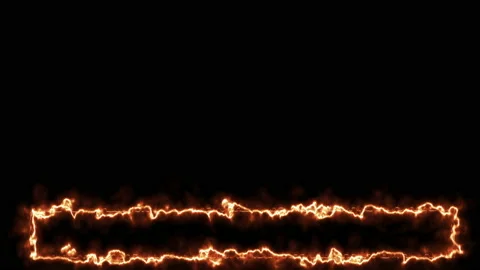 Animation frame for captions and ads running lines neon golden fiery color in th 스톡 동영상 218623710