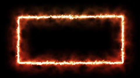 Animation of a frame of fire flame Stock Footage 249672285