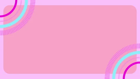 Animation Frame Moving Circle Pink Stock Footage 240794436