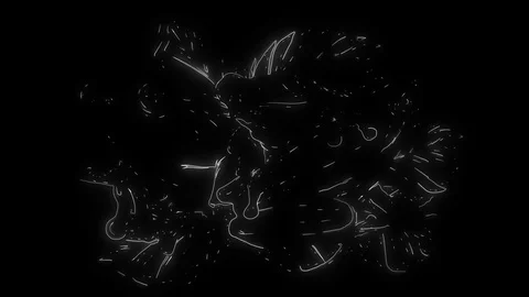 Animation of a frogs and that lights up Stock Footage 127111046