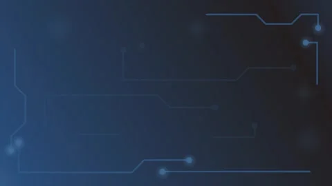 Animation of futuristic blue background with technology. Loop playback on 4k Stock Footage 313418038