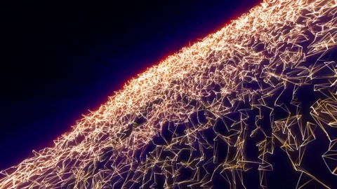 Animation Futuristic technology abstract background video 4K Stock Footage 335710974