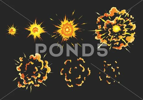 Explosion Animation Frames Explosion Cartoon Explosion Animation
