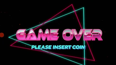 RIP Game Over Icon [Royalty-Free Stock Animation]