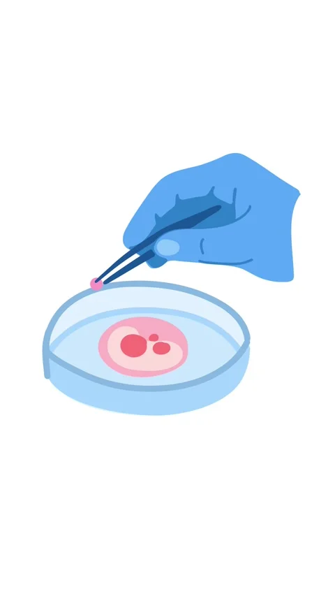 Animation genetic analysis using laboratory equipment and molecular technolog Видео 346373946