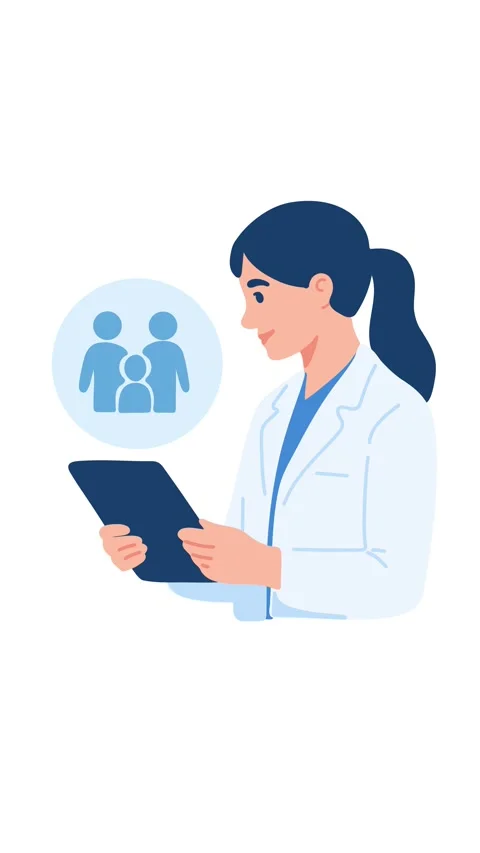 Animation genetic doctor analyzing laboratory results and genetic samples Stock Footage 346373895