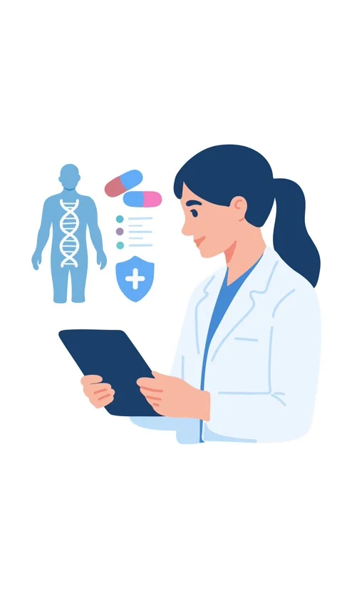 Animation geneticist examining genomic data in modern laboratory Stock-Footage 346373909