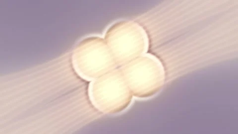 Animation of a geometric shape resembling a button. 3d rendering 4K Stock Footage 272439133