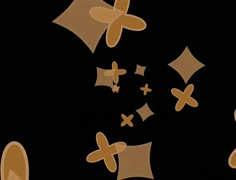 Animation of geometric shapes transforming into circles, diamonds, and flower Stock Footage 149603860