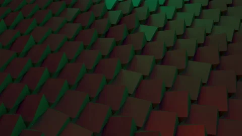 Animation of a geometric surface with the possibility of endless looping Stock Footage 168131968