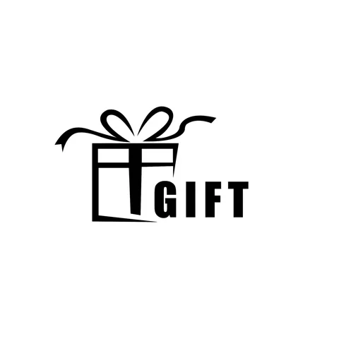 Animation gift and present lines logo icon minimal on white background Stock Footage 266327768