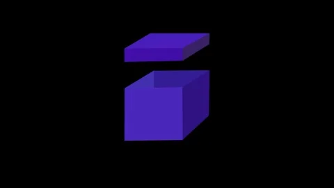 Animation of a gift box with a flower Stock Footage 341808688