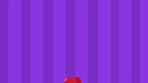 Animation of gift boxes and heart ballon. Valentine day Video stock 99673369