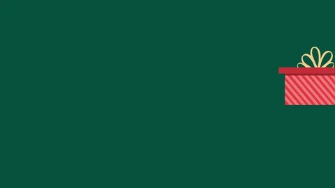 Animation of gift boxes for Christmas Stock Footage 97914684