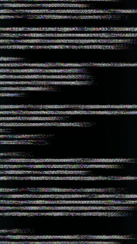 Animation of glitching data processing on black background with glowing purple Stock Footage 319882663