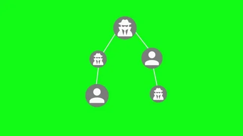 Animation of a global network with user icons connected around a globe Stock Footage 318101331